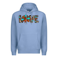 Colony Blue love turkey Premium Hoodie - JahusDesignShop