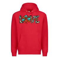 Red love turkey Premium Hoodie - JahusDesignShop
