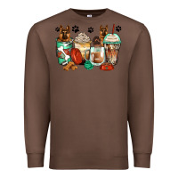 Chestnut german shepherds coffee cups Premium Sweatshirt - Zillion Design Studio