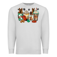 Dove Grey german shepherds coffee cups Premium Sweatshirt - Zillion Design Studio