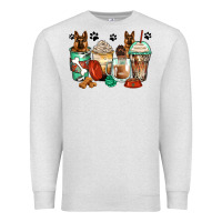 Oatmeal Heather german shepherds coffee cups Premium Sweatshirt - Zillion Design Studio
