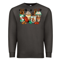 Smoke german shepherds coffee cups Premium Sweatshirt - Zillion Design Studio