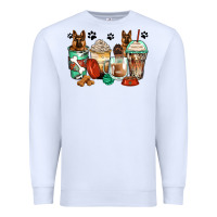 White german shepherds coffee cups Premium Sweatshirt - Zillion Design Studio