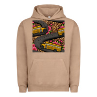 Pigment Burro flower leopard school bus seamless pattern Urban Hoodie - BundleAndBundleShop