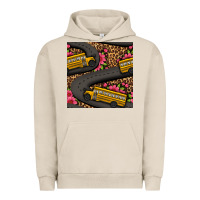 Pigment French Oak flower leopard school bus seamless pattern Urban Hoodie - BundleAndBundleShop