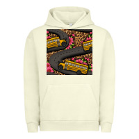Pigment Pistachio flower leopard school bus seamless pattern Urban Hoodie - BundleAndBundleShop
