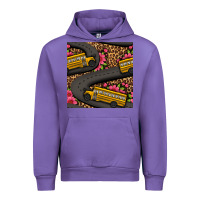 Tulip flower leopard school bus seamless pattern Urban Hoodie - BundleAndBundleShop