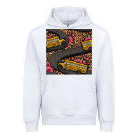 White flower leopard school bus seamless pattern Urban Hoodie - BundleAndBundleShop