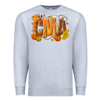 Heather Grey fall cma Premium Sweatshirt - texasbilliewilder
