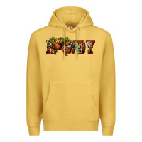 Antique Gold Christmas Howdy Bronco Rodeo Premium Hoodie - JahusDesignShop