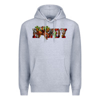 Heather Grey Christmas Howdy Bronco Rodeo Premium Hoodie - JahusDesignShop