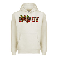 Oatmeal Heather Christmas Howdy Bronco Rodeo Premium Hoodie - JahusDesignShop