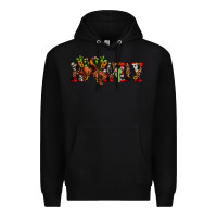 Black Christmas Howdy Bronco Rodeo Premium Hoodie - JahusDesignShop