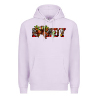 Lilac Christmas Howdy Bronco Rodeo Premium Hoodie - JahusDesignShop