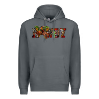 Rock Christmas Howdy Bronco Rodeo Premium Hoodie - JahusDesignShop