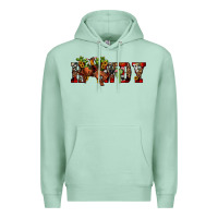 Seafoam Christmas Howdy Bronco Rodeo Premium Hoodie - JahusDesignShop