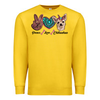 Peace Love Chihuahua Premium Sweatshirt | Teevron