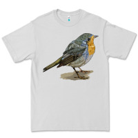 Dove Grey yellow breast Premium Tee - LillyAllenDesigns