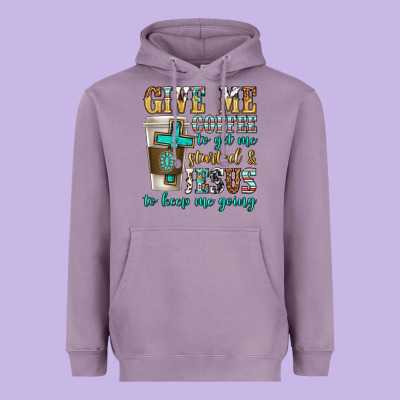 Heavyweight Hoodie give me coffee to get me started
