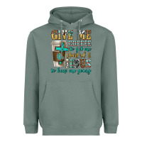 Sage give me coffee to get me started Heavyweight Hoodie - texasbilliewilder