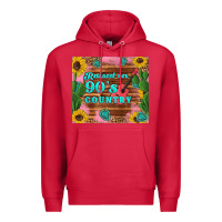 Cardinal raised 90's country guitar cactus sunflower's Premium Hoodie - Artiststas