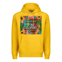 Lemon raised 90's country guitar cactus sunflower's Premium Hoodie - Artiststas