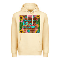 Pina Colada raised 90's country guitar cactus sunflower's Premium Hoodie - Artiststas