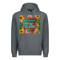 Rock raised 90's country guitar cactus sunflower's Premium Hoodie - Artiststas