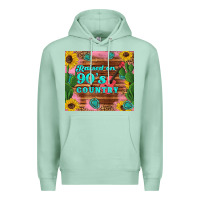 Seafoam raised 90's country guitar cactus sunflower's Premium Hoodie - Artiststas