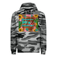 Slate Camo raised 90's country guitar cactus sunflower's Premium Hoodie - Artiststas