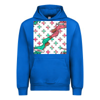 Cobalt Nurse Gloves Seamless Pattern Urban Hoodie - BundleAndBundleShop