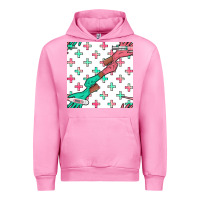 Fuchsia Pink Nurse Gloves Seamless Pattern Urban Hoodie - BundleAndBundleShop