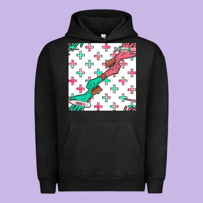Nurse Gloves Seamless Pattern Urban Hoodie Designed By Bundleandbundleshop
