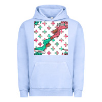 Pigment Grape Ice Nurse Gloves Seamless Pattern Urban Hoodie - BundleAndBundleShop