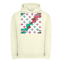 Pigment Pistachio Nurse Gloves Seamless Pattern Urban Hoodie - BundleAndBundleShop