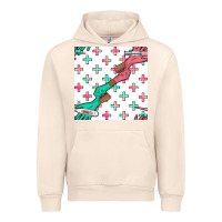 Sandshell Nurse Gloves Seamless Pattern Urban Hoodie - BundleAndBundleShop