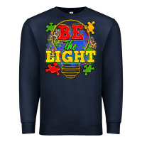 Navy be the light Premium Sweatshirt - Zillion Design Studio
