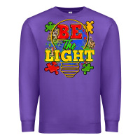 Purple be the light Premium Sweatshirt - Zillion Design Studio
