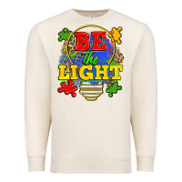 Sandshell be the light Premium Sweatshirt - Zillion Design Studio