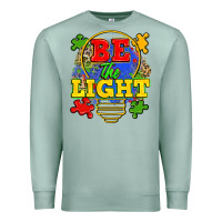 Seafoam be the light Premium Sweatshirt - Zillion Design Studio