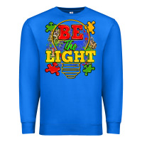 True Royal be the light Premium Sweatshirt - Zillion Design Studio