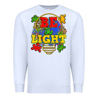 White be the light Premium Sweatshirt - Zillion Design Studio