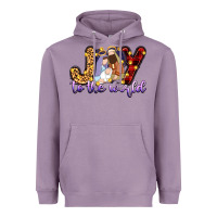 Lavender joy to the world Heavyweight Hoodie - Zillion Design Studio