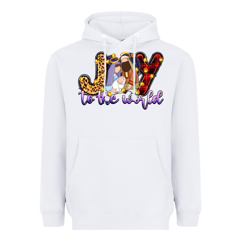 Joy To The World Heavyweight Hoodie by Zillion Design Studio | Teevron