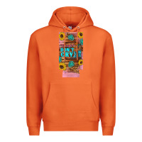 Carrot cowgirls don't crty boots hat sunflowers 12 oz can cooler  (slim) Premium Hoodie - Artiststas