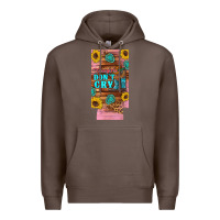 Coffee cowgirls don't crty boots hat sunflowers 12 oz can cooler  (slim) Premium Hoodie - Artiststas