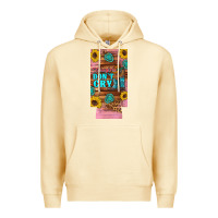 Pina Colada cowgirls don't crty boots hat sunflowers 12 oz can cooler  (slim) Premium Hoodie - Artiststas