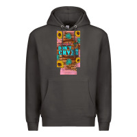 Smoke cowgirls don't crty boots hat sunflowers 12 oz can cooler  (slim) Premium Hoodie - Artiststas