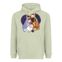 Matcha holy night jesus birth Heavyweight Hoodie - Zillion Design Studio