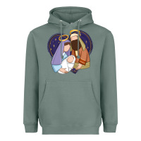 Sage holy night jesus birth Heavyweight Hoodie - Zillion Design Studio
